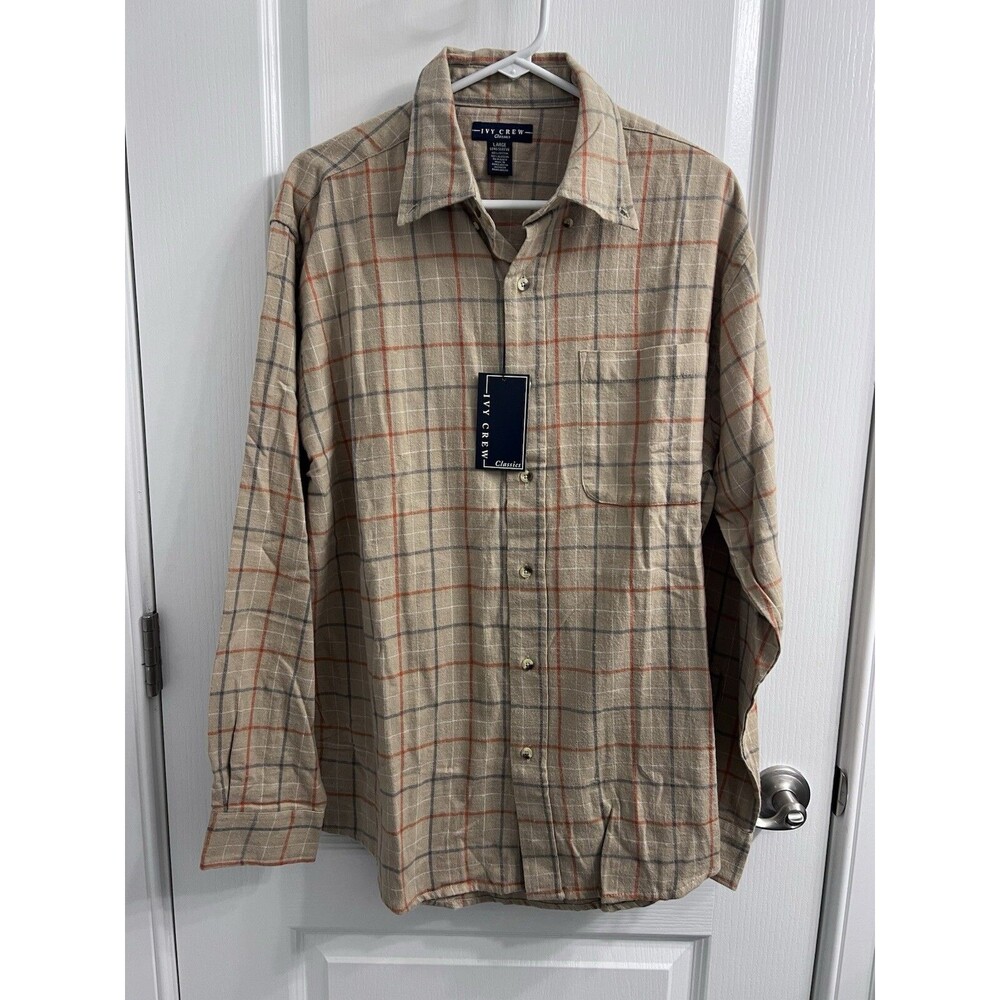 Ivy Crew Classics Men's Long Sleeve Shirt Size Large